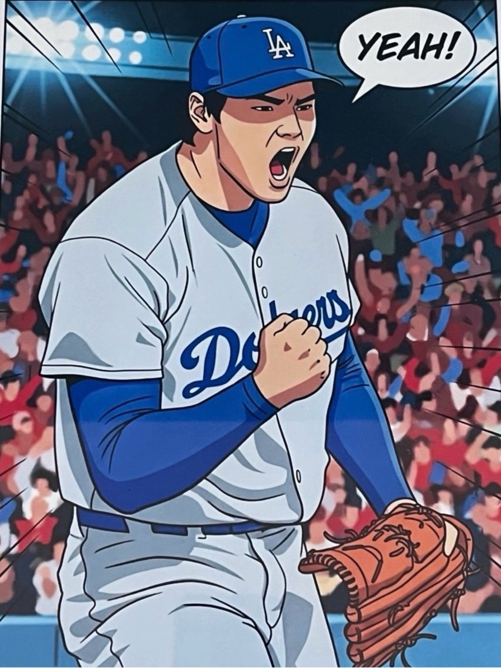 MLB Los Angeles Dodgers Baseball 8x10 Photo Poster Print Artwork Ohtani